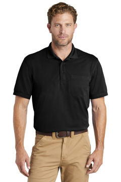 Picture of CornerStone Industrial Snag-Proof Pique Pocket Polo. CS4020P