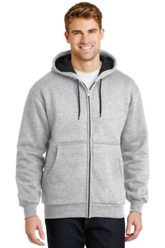 Picture of CornerStone - Heavyweight Full-Zip Hooded Sweatshirt with Thermal Lining. CS620