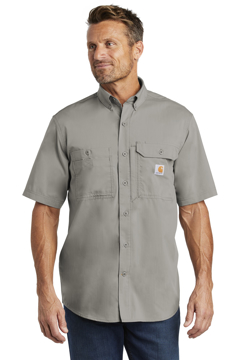 Picture of Carhartt Force Ridgefield Solid Short Sleeve Shirt. CT102417