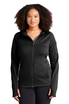 Picture of Sport-Tek Ladies Tech Fleece Full-Zip Hooded Jacket. L248
