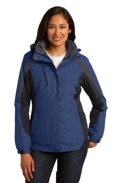 Picture of Port Authority Ladies Colorblock 3-in-1 Jacket. L321