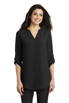 Picture of Port Authority Ladies 3/4-Sleeve Tunic Blouse. LW701