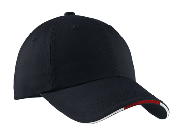 Picture of Port Authority Sandwich Bill Cap with Striped Closure. C830