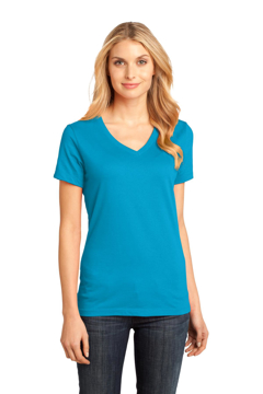 Picture of District - Women's Perfect Weight V-Neck Tee. DM1170L