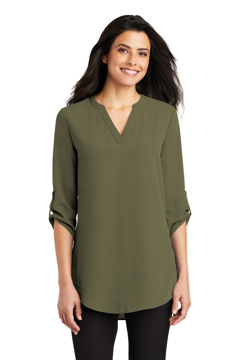 Picture of Port Authority Ladies 3/4-Sleeve Tunic Blouse. LW701