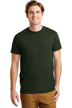 Picture of Gildan - DryBlend 50 Cotton/50 Poly Pocket T-Shirt. 8300