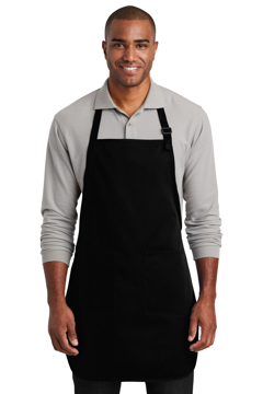 Picture of Port Authority Full-Length Two-Pocket Bib Apron. A600