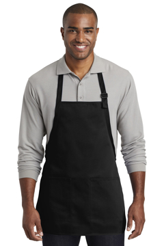 Picture of Port Authority Medium-Length Two-Pocket Bib Apron. A601