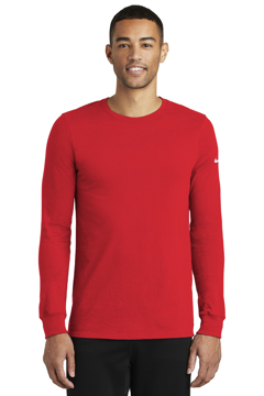 Picture of Nike Dri-FIT Cotton/Poly Long Sleeve Tee. NKBQ5230