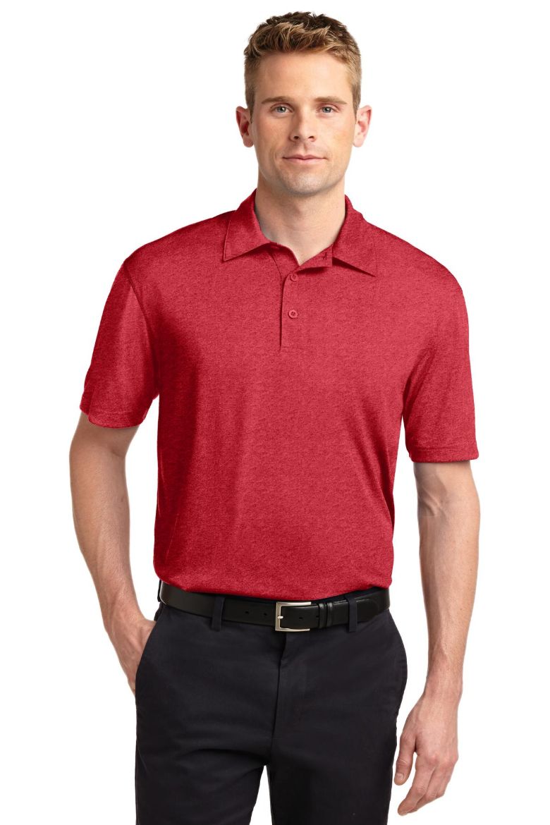 Picture of Sport-Tek Heather Contender Polo. ST660