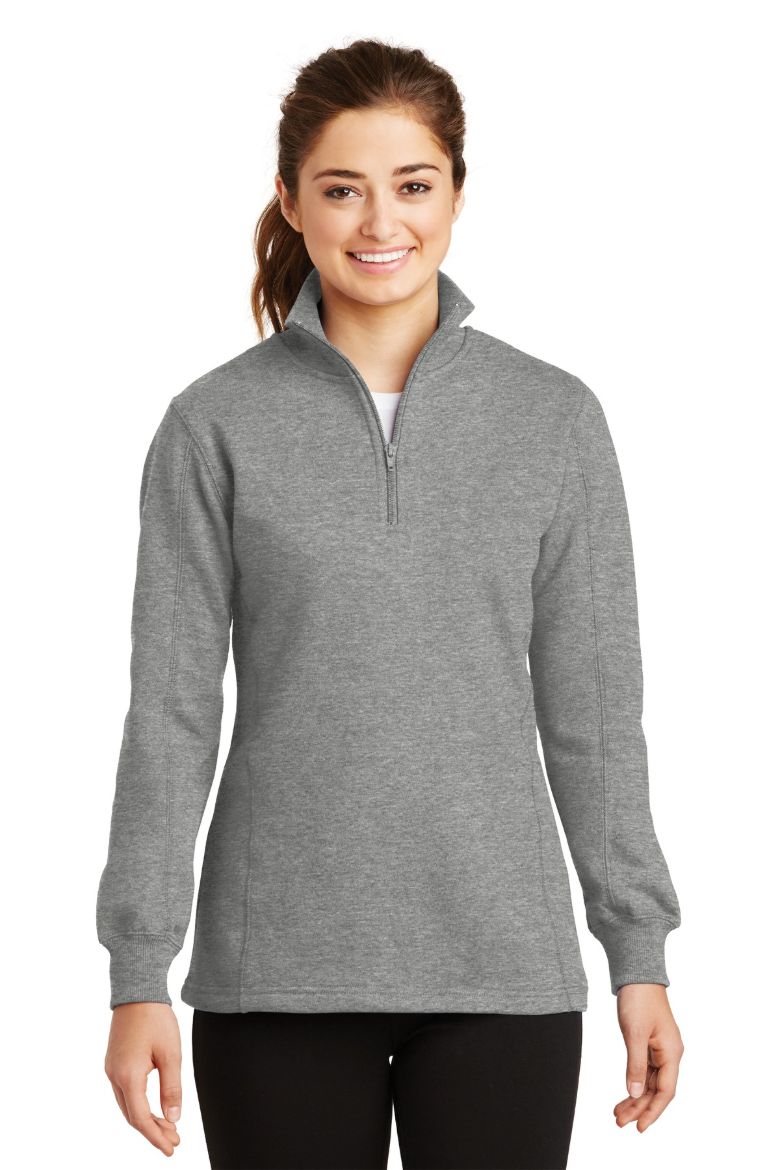 Picture of Sport-Tek Ladies 1/4-Zip Sweatshirt. LST253