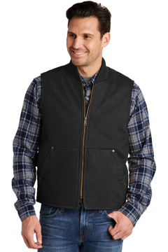 Picture of CornerStone Washed Duck Cloth Vest. CSV40