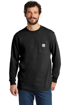 Picture of Carhartt Workwear Pocket Long Sleeve T-Shirt. CTK126