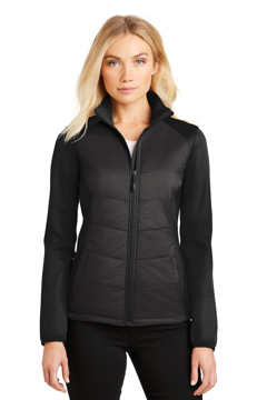 Picture of Port Authority Ladies Hybrid Soft Shell Jacket. L787