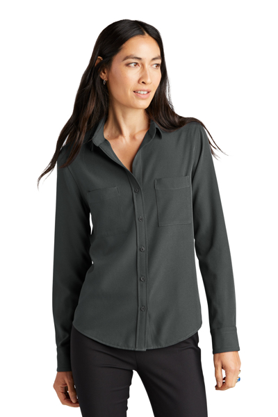 Picture of MERCER+METTLE Women's Stretch Crepe Long Sleeve Camp MM2013