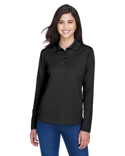 Picture of CORE365 Ladies' Pinnacle Performance Long-Sleeve Piqué Polo